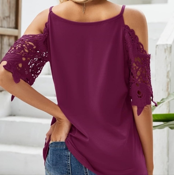 Cold Shoulder Top - Picture 2 of 2